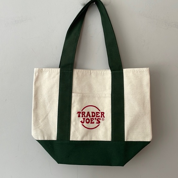 Trader Joe’s Handbags - Trader Joe’s Green Mini Tote NWOT